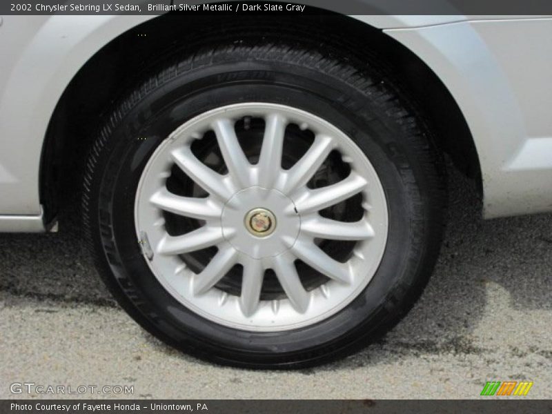 Brilliant Silver Metallic / Dark Slate Gray 2002 Chrysler Sebring LX Sedan