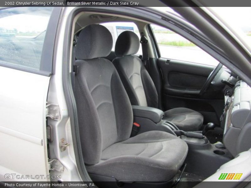 Brilliant Silver Metallic / Dark Slate Gray 2002 Chrysler Sebring LX Sedan