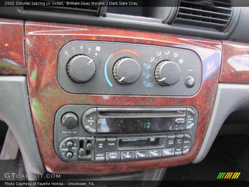 Brilliant Silver Metallic / Dark Slate Gray 2002 Chrysler Sebring LX Sedan