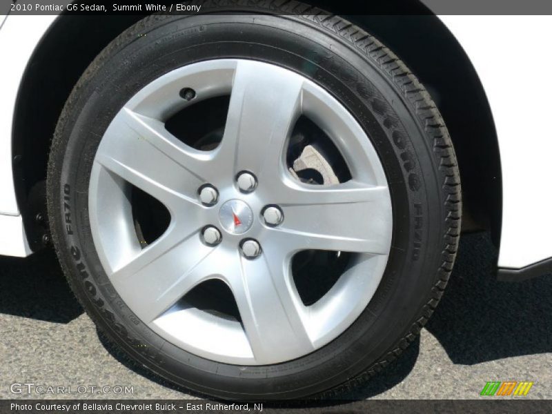 Summit White / Ebony 2010 Pontiac G6 Sedan