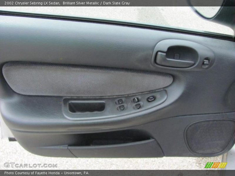 Brilliant Silver Metallic / Dark Slate Gray 2002 Chrysler Sebring LX Sedan