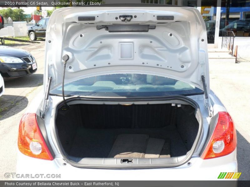 Quicksilver Metallic / Ebony 2010 Pontiac G6 Sedan