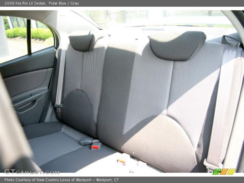Polar Blue / Gray 2009 Kia Rio LX Sedan