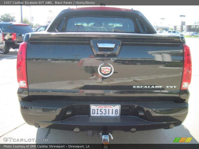 Black Raven / Ebony/Ebony 2007 Cadillac Escalade EXT AWD