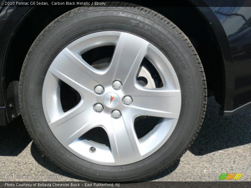 Carbon Black Metallic / Ebony 2010 Pontiac G6 Sedan