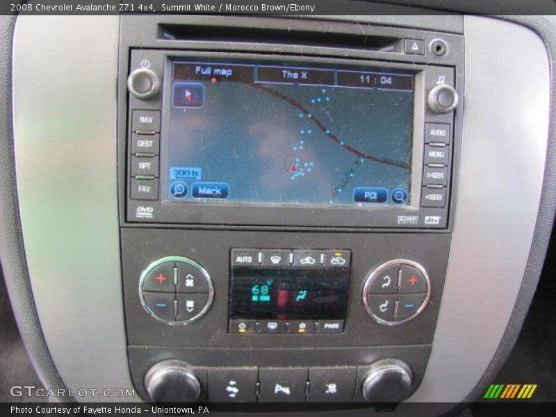 Summit White / Morocco Brown/Ebony 2008 Chevrolet Avalanche Z71 4x4