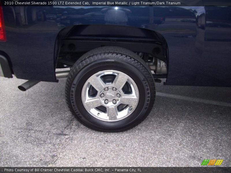 Imperial Blue Metallic / Light Titanium/Dark Titanium 2010 Chevrolet Silverado 1500 LTZ Extended Cab