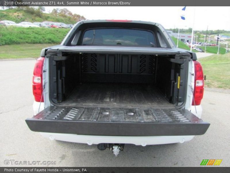 Summit White / Morocco Brown/Ebony 2008 Chevrolet Avalanche Z71 4x4