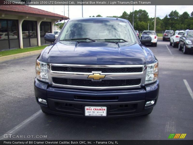 Imperial Blue Metallic / Light Titanium/Dark Titanium 2010 Chevrolet Silverado 1500 LTZ Extended Cab