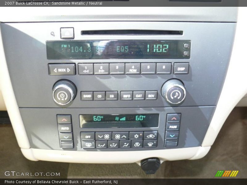 Sandstone Metallic / Neutral 2007 Buick LaCrosse CX