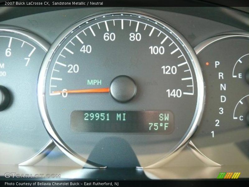 Sandstone Metallic / Neutral 2007 Buick LaCrosse CX