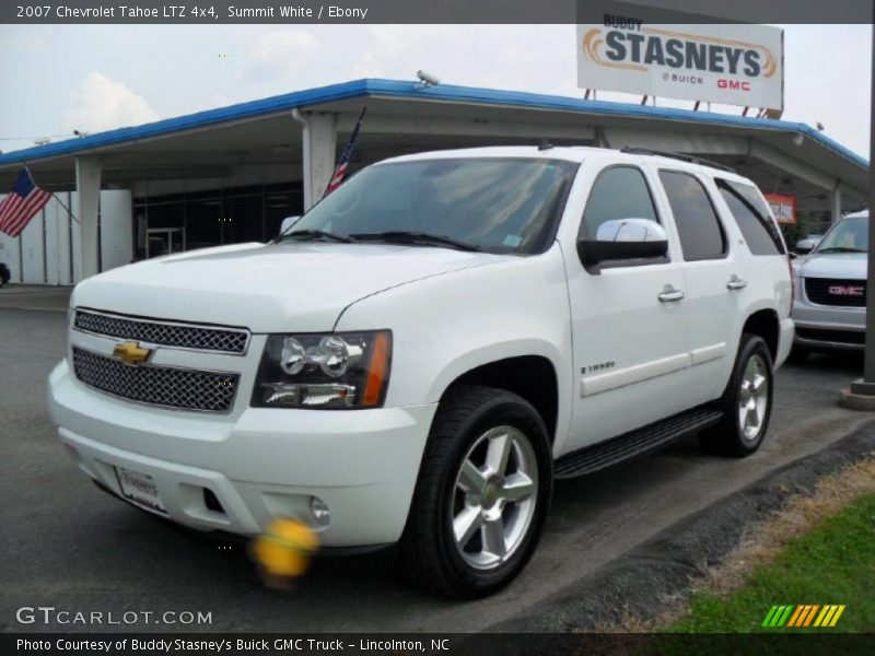 Summit White / Ebony 2007 Chevrolet Tahoe LTZ 4x4