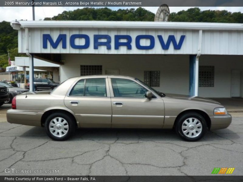 Arizona Beige Metallic / Medium Parchment 2005 Mercury Grand Marquis LS