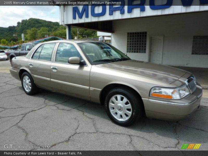 Arizona Beige Metallic / Medium Parchment 2005 Mercury Grand Marquis LS