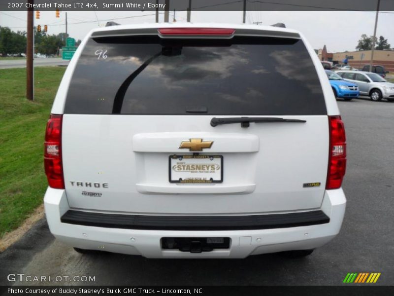 Summit White / Ebony 2007 Chevrolet Tahoe LTZ 4x4
