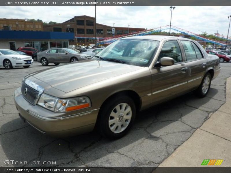 Arizona Beige Metallic / Medium Parchment 2005 Mercury Grand Marquis LS