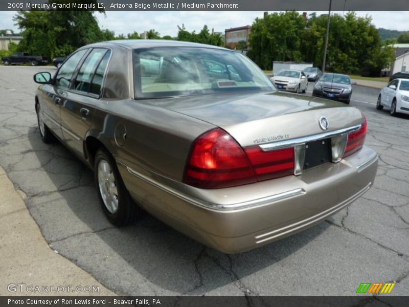 Arizona Beige Metallic / Medium Parchment 2005 Mercury Grand Marquis LS