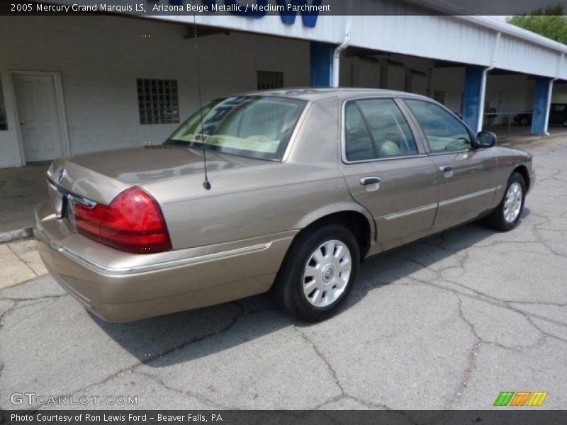 Arizona Beige Metallic / Medium Parchment 2005 Mercury Grand Marquis LS