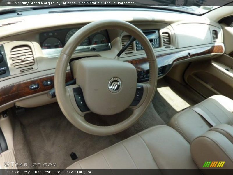 Arizona Beige Metallic / Medium Parchment 2005 Mercury Grand Marquis LS