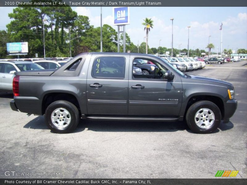 Taupe Gray Metallic / Dark Titanium/Light Titanium 2010 Chevrolet Avalanche LT 4x4