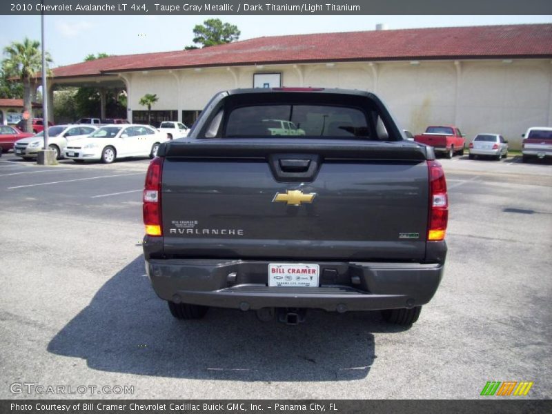 Taupe Gray Metallic / Dark Titanium/Light Titanium 2010 Chevrolet Avalanche LT 4x4