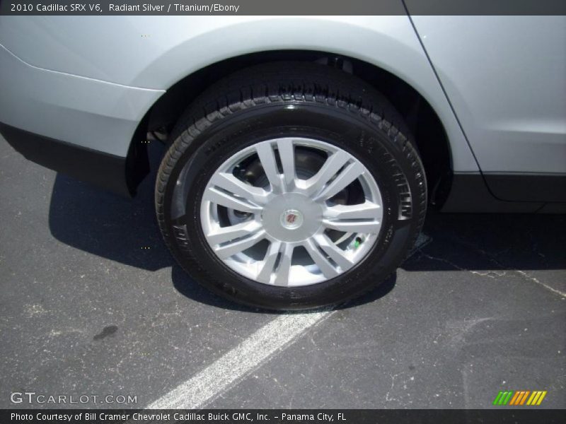 Radiant Silver / Titanium/Ebony 2010 Cadillac SRX V6