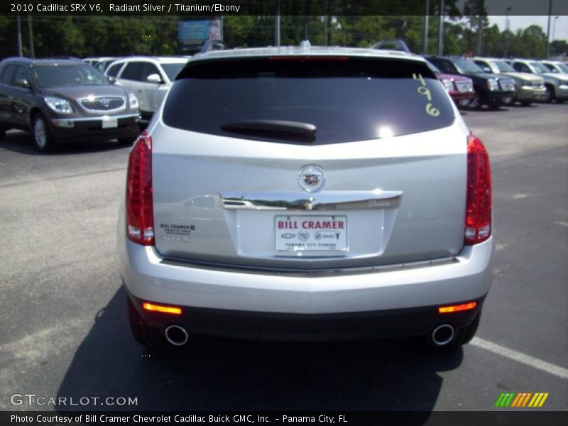 Radiant Silver / Titanium/Ebony 2010 Cadillac SRX V6