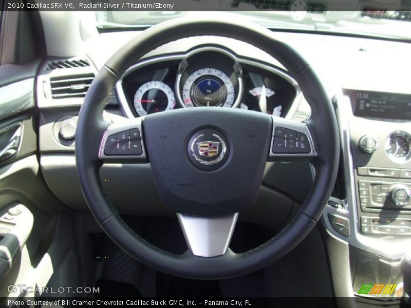 Radiant Silver / Titanium/Ebony 2010 Cadillac SRX V6