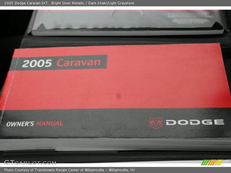 Bright Silver Metallic / Dark Khaki/Light Graystone 2005 Dodge Caravan SXT