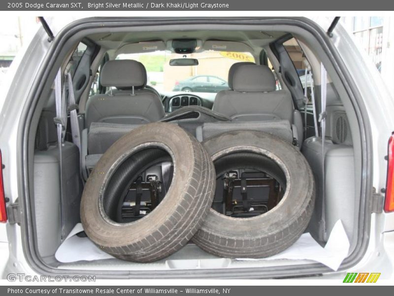 Bright Silver Metallic / Dark Khaki/Light Graystone 2005 Dodge Caravan SXT