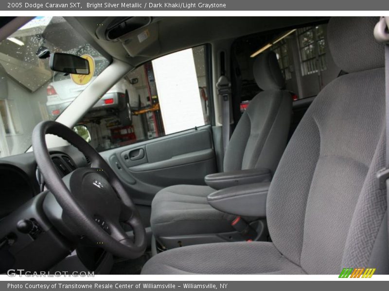 Bright Silver Metallic / Dark Khaki/Light Graystone 2005 Dodge Caravan SXT