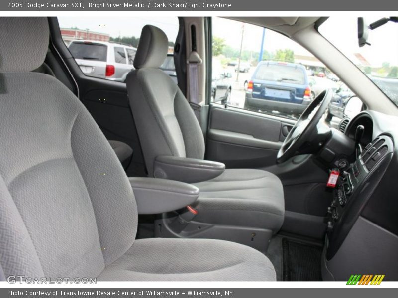 Bright Silver Metallic / Dark Khaki/Light Graystone 2005 Dodge Caravan SXT