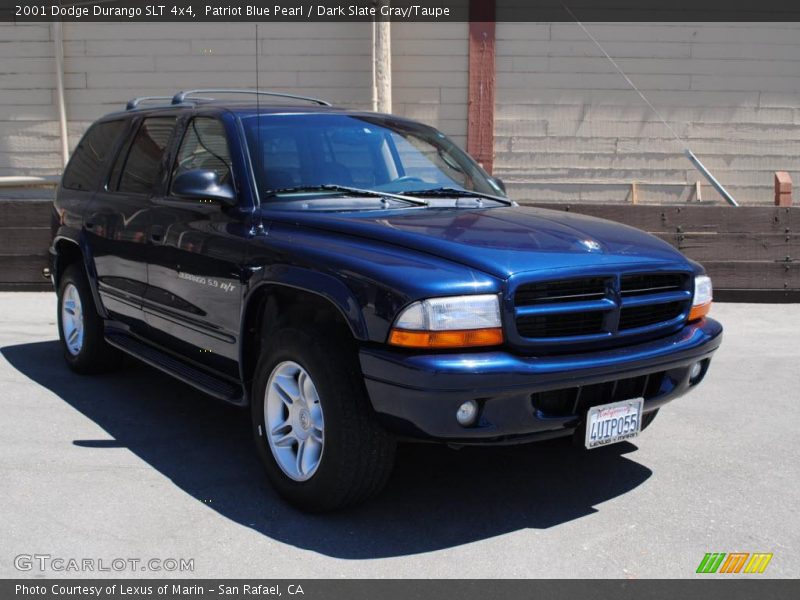 Patriot Blue Pearl / Dark Slate Gray/Taupe 2001 Dodge Durango SLT 4x4