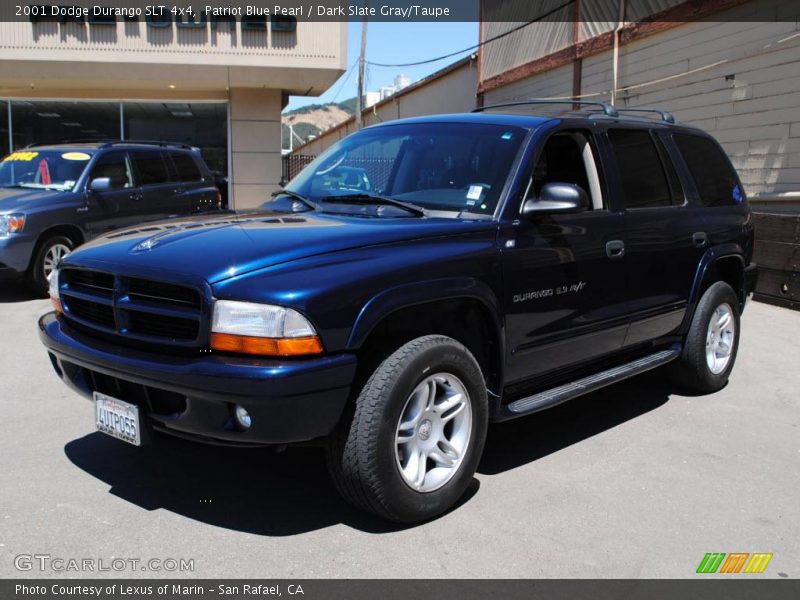 Patriot Blue Pearl / Dark Slate Gray/Taupe 2001 Dodge Durango SLT 4x4