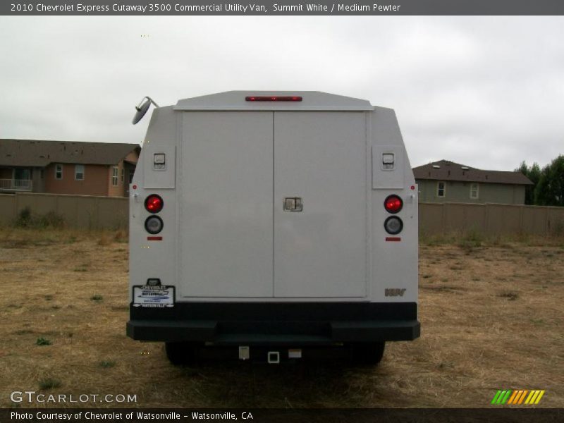Summit White / Medium Pewter 2010 Chevrolet Express Cutaway 3500 Commercial Utility Van