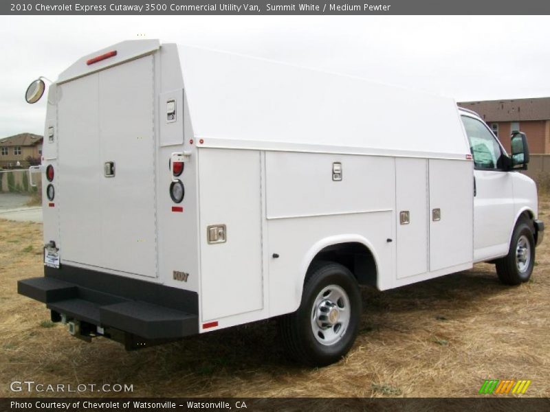 Summit White / Medium Pewter 2010 Chevrolet Express Cutaway 3500 Commercial Utility Van