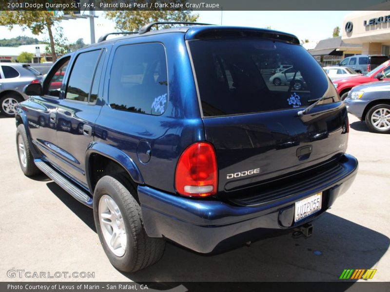 Patriot Blue Pearl / Dark Slate Gray/Taupe 2001 Dodge Durango SLT 4x4