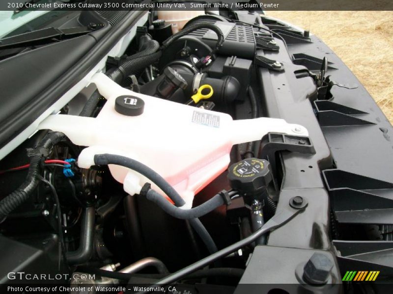 Summit White / Medium Pewter 2010 Chevrolet Express Cutaway 3500 Commercial Utility Van