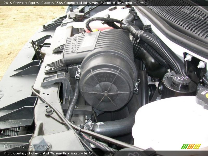 Summit White / Medium Pewter 2010 Chevrolet Express Cutaway 3500 Commercial Utility Van