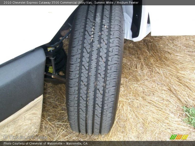 Summit White / Medium Pewter 2010 Chevrolet Express Cutaway 3500 Commercial Utility Van