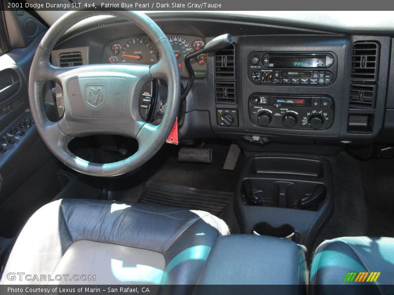 Patriot Blue Pearl / Dark Slate Gray/Taupe 2001 Dodge Durango SLT 4x4