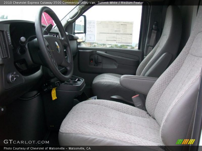 Summit White / Medium Pewter 2010 Chevrolet Express Cutaway 3500 Commercial Utility Van