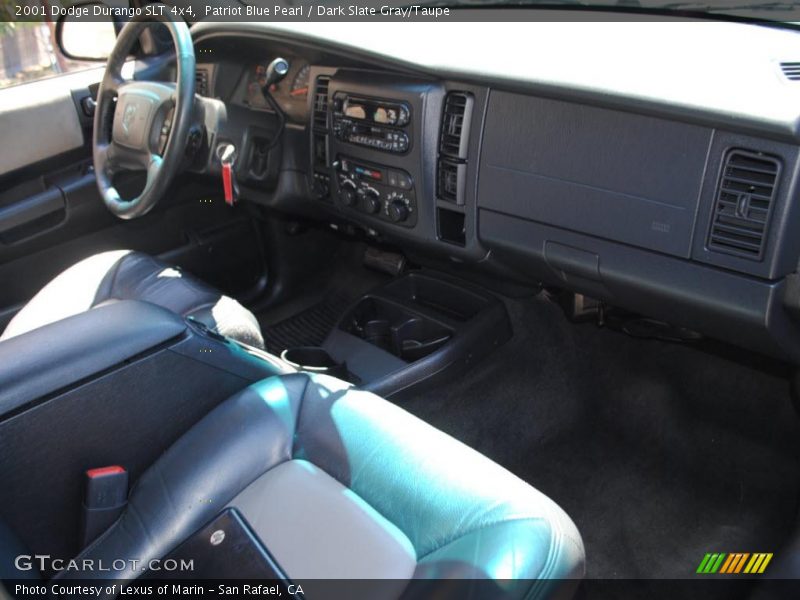 Patriot Blue Pearl / Dark Slate Gray/Taupe 2001 Dodge Durango SLT 4x4