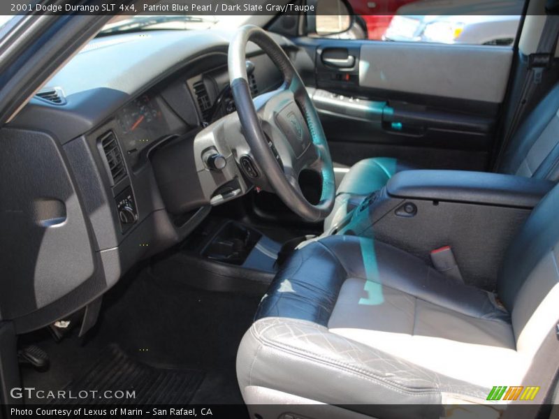 Patriot Blue Pearl / Dark Slate Gray/Taupe 2001 Dodge Durango SLT 4x4