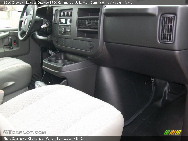 Summit White / Medium Pewter 2010 Chevrolet Express Cutaway 3500 Commercial Utility Van