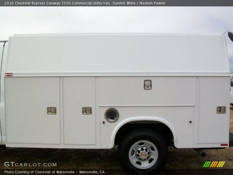 Summit White / Medium Pewter 2010 Chevrolet Express Cutaway 3500 Commercial Utility Van