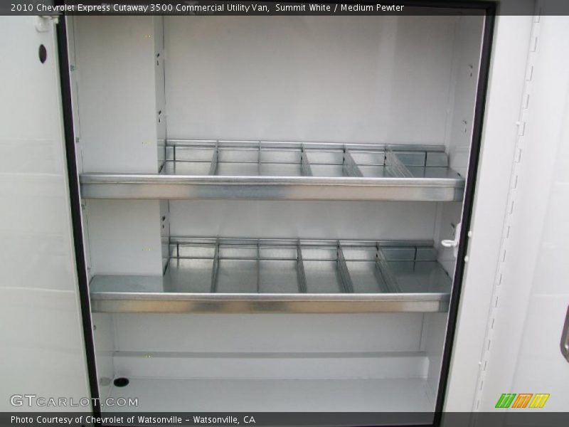 Summit White / Medium Pewter 2010 Chevrolet Express Cutaway 3500 Commercial Utility Van