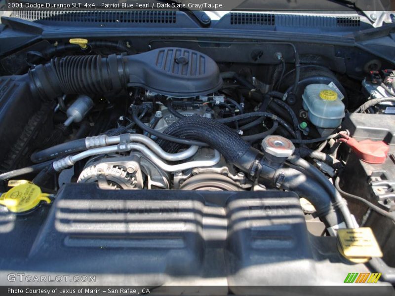Patriot Blue Pearl / Dark Slate Gray/Taupe 2001 Dodge Durango SLT 4x4