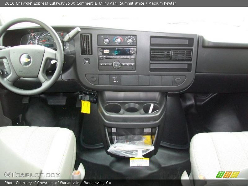 Summit White / Medium Pewter 2010 Chevrolet Express Cutaway 3500 Commercial Utility Van