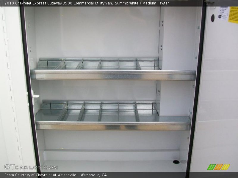 Summit White / Medium Pewter 2010 Chevrolet Express Cutaway 3500 Commercial Utility Van